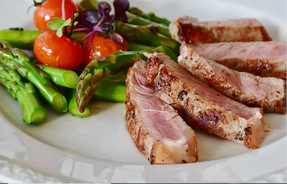 meat and veggies